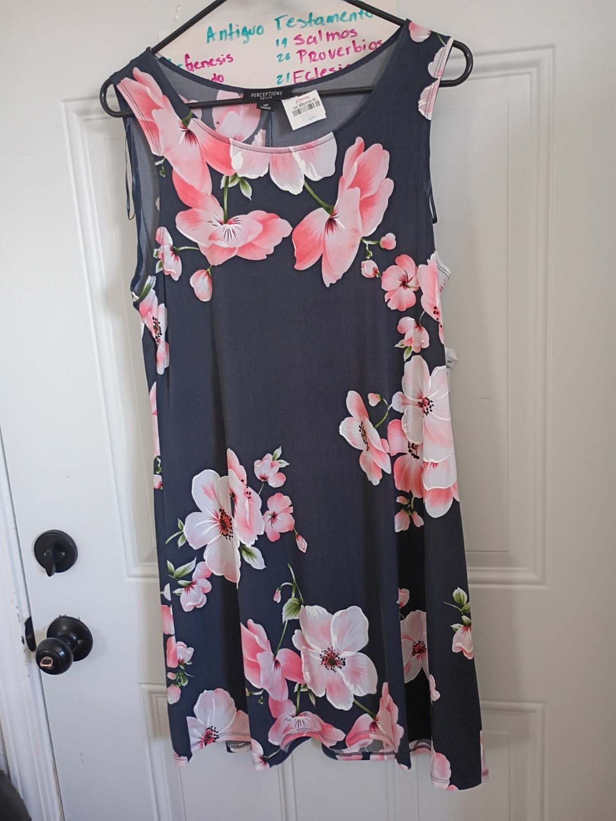 Perceptions Petite Floral Knee Dress Sleeveless 14P Perceptions Petite Floral Knee Dress Sleeveless 14P