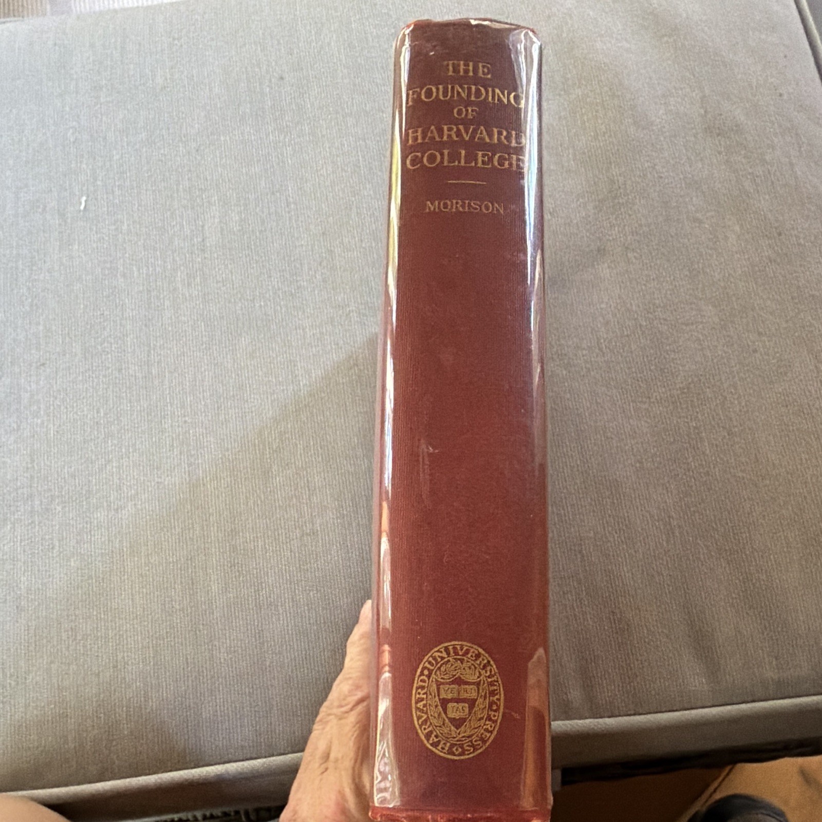 1935 1st Ed Founding of Harvard College Morison Laura E Richards Provenance