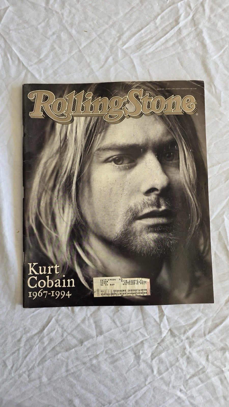 Rolling Stone Magazine #683 June 2 1994 Kurt Cobain Nirvana Memorial Tribute
