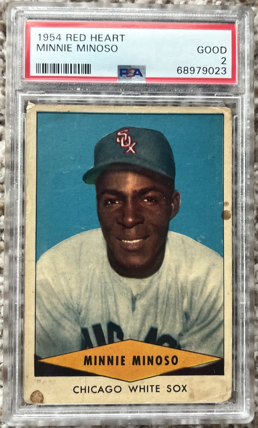 1954 Red Heart - Minnie Minoso 1954 Red Heart - Minnie Minoso