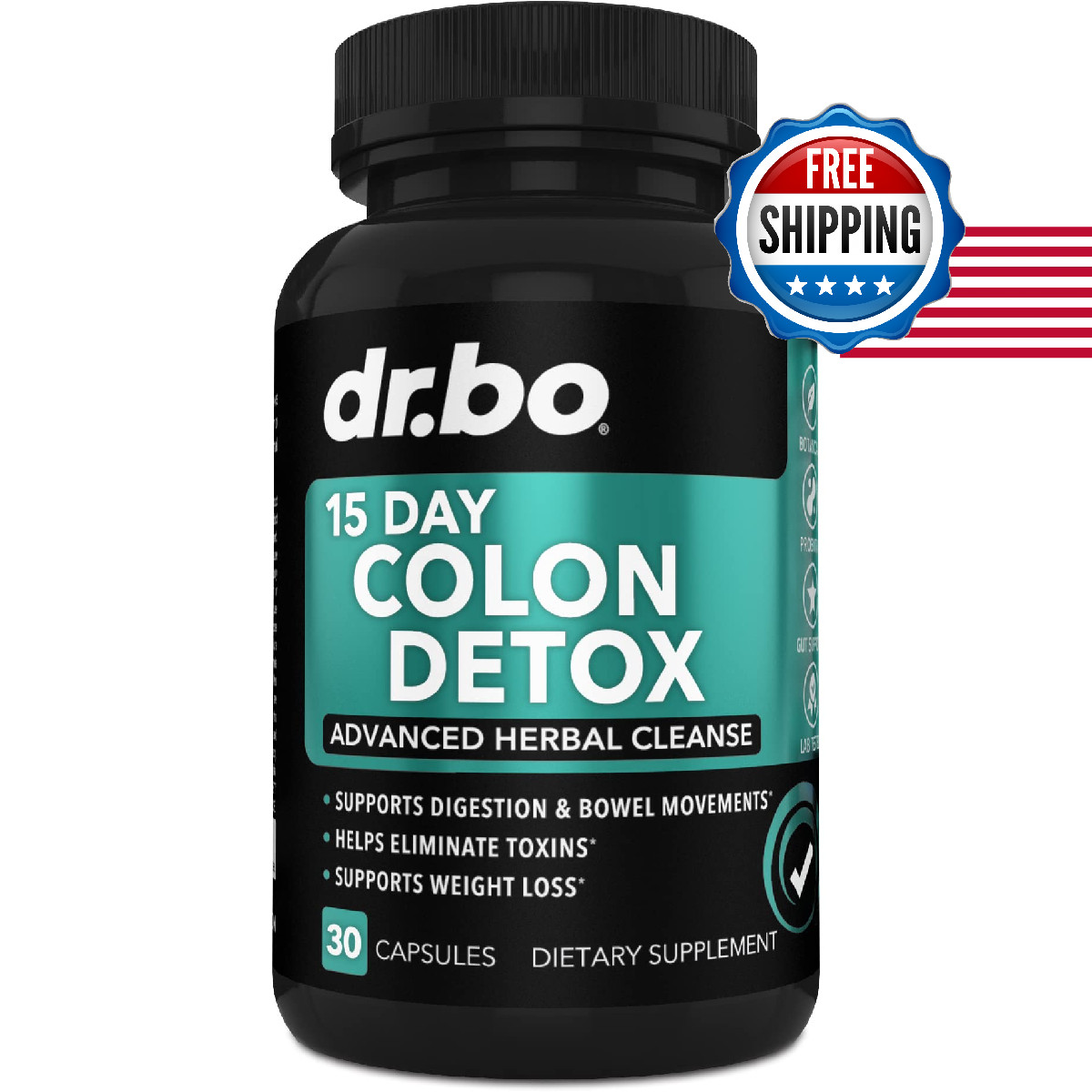 Dr. Bo Colon Cleanser Detox For - 15 Day Intestinal -
