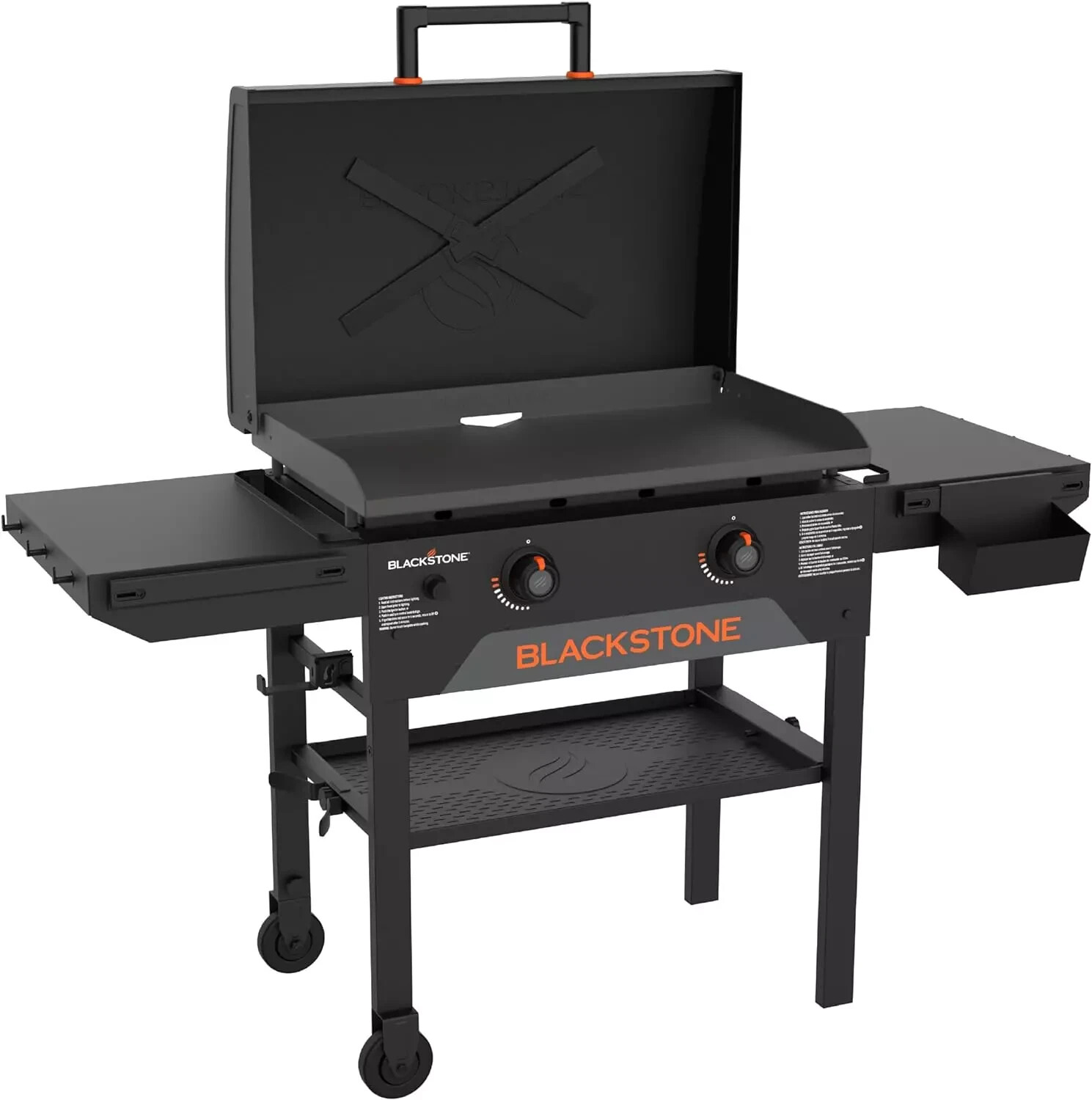 Blackstone 2367 Original 28” Omnivore Griddle with X-Braced Hood, Powder Coated