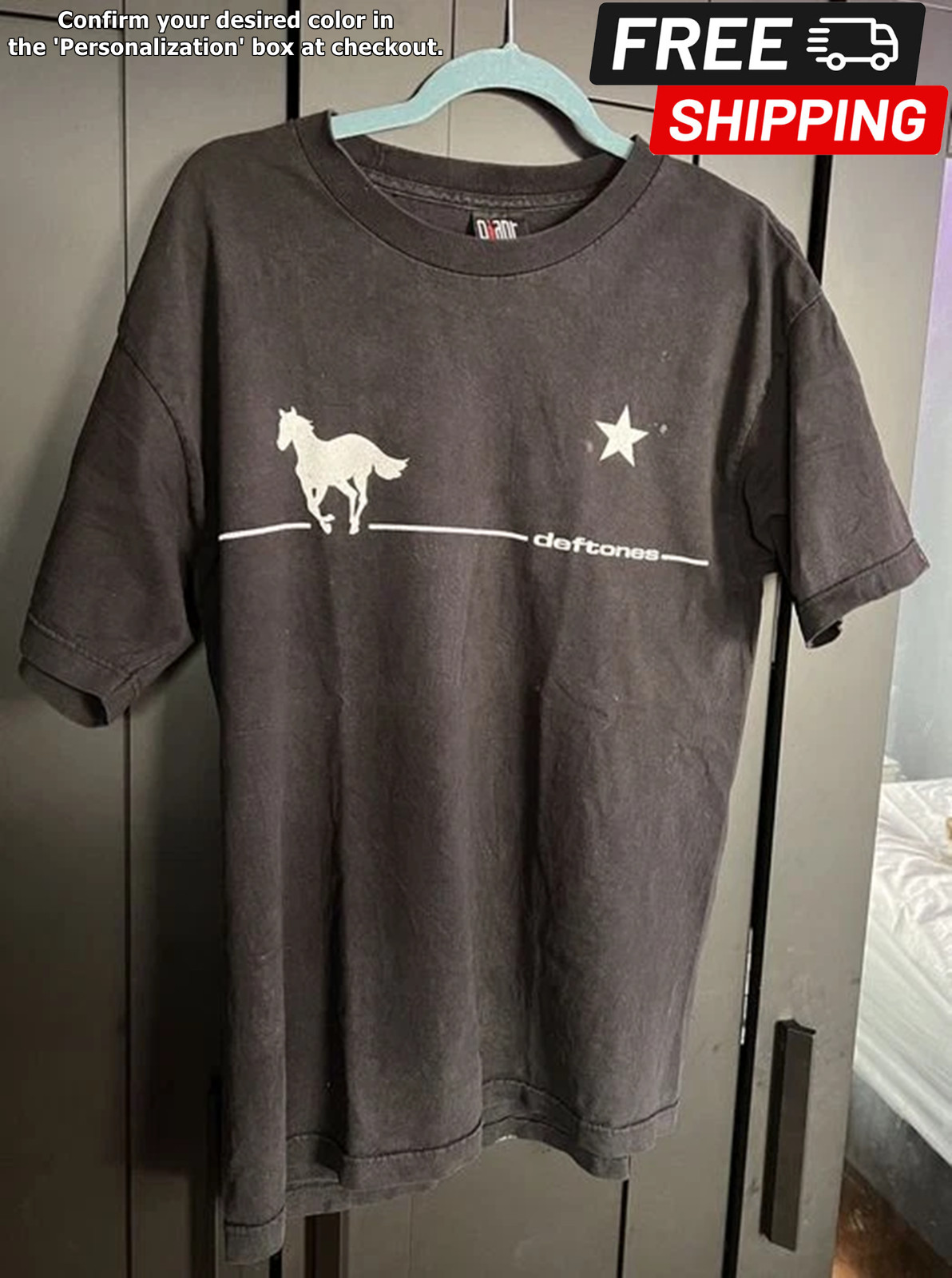 Deftones White Pony Vintage 2000s Alternative Metal Tour Graphic T-Shirt