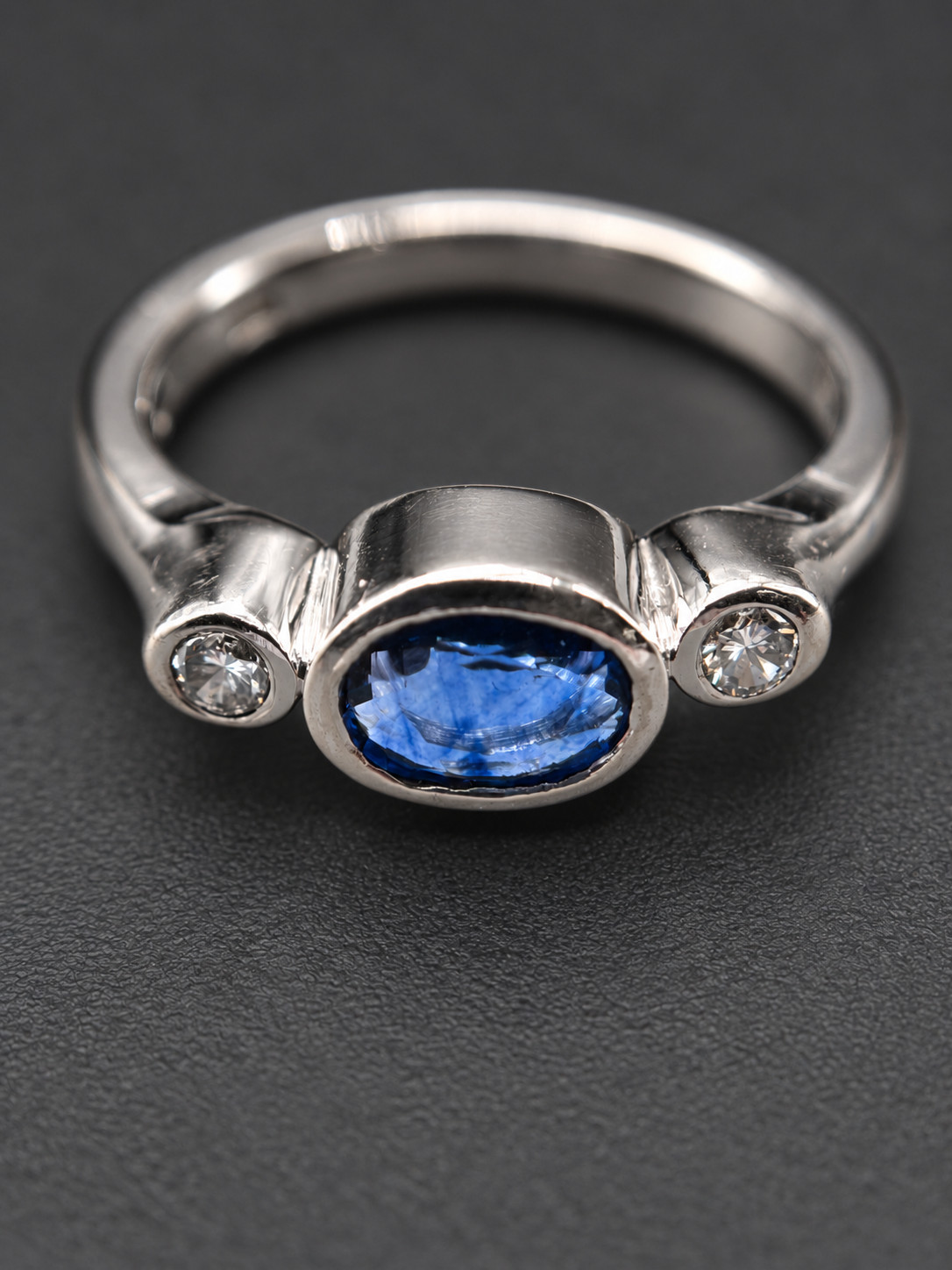 Women\'s Le Vian 14K White Gold Ceylon Blue Sapphire & Diamond Ring Size 6.75