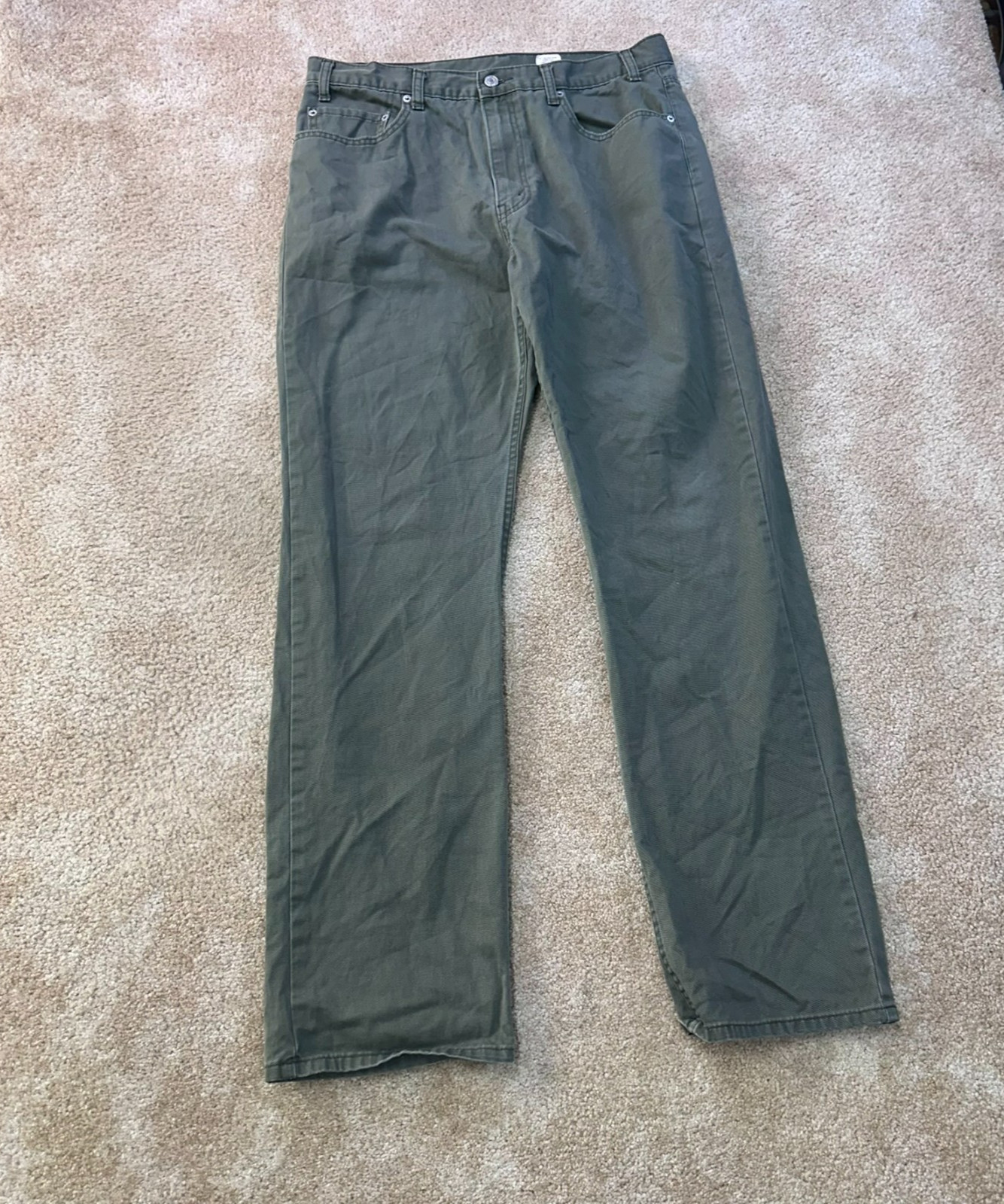 vintage Levi\'s 505 Regular Straight Men\'s 36x34 Green Denim Y2K vintage Levi\'s 505 Regular Straight Men\'s 36x34 Green Denim Y2K