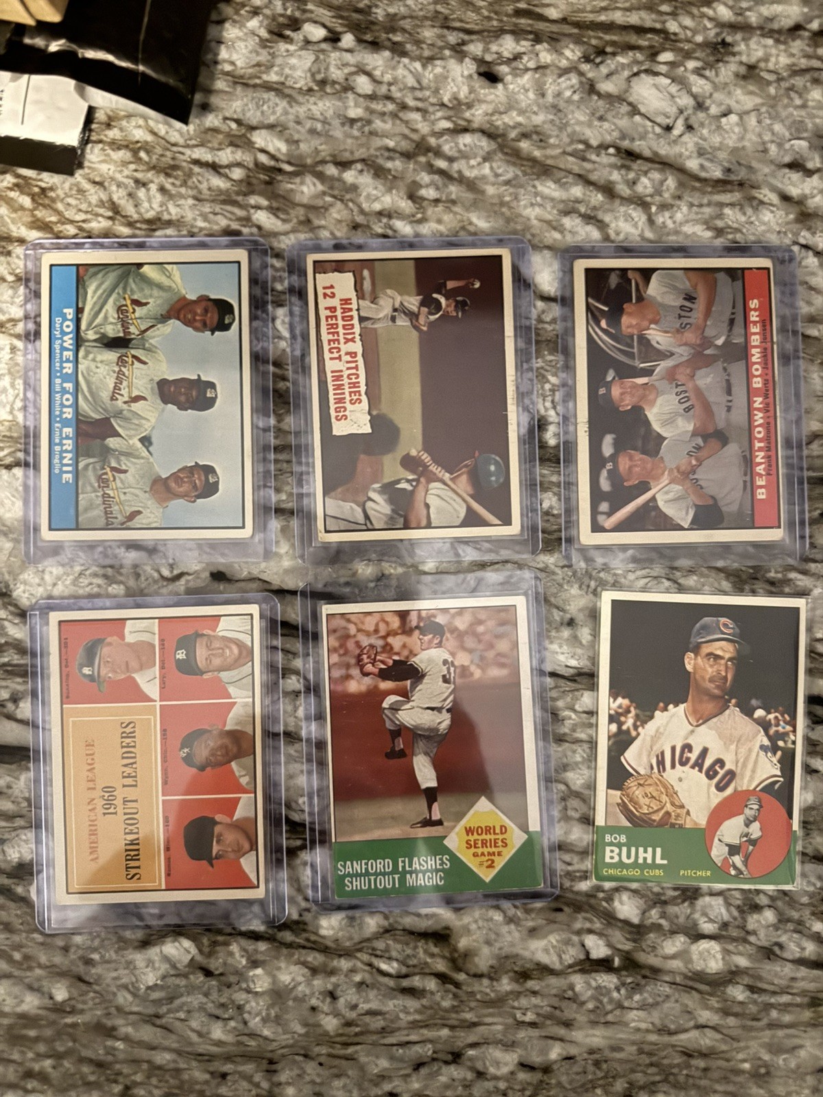 Vintage 1961 & 1962 Topps Baseball Card Lot (32 Cards) - Spahn, All-Stars
