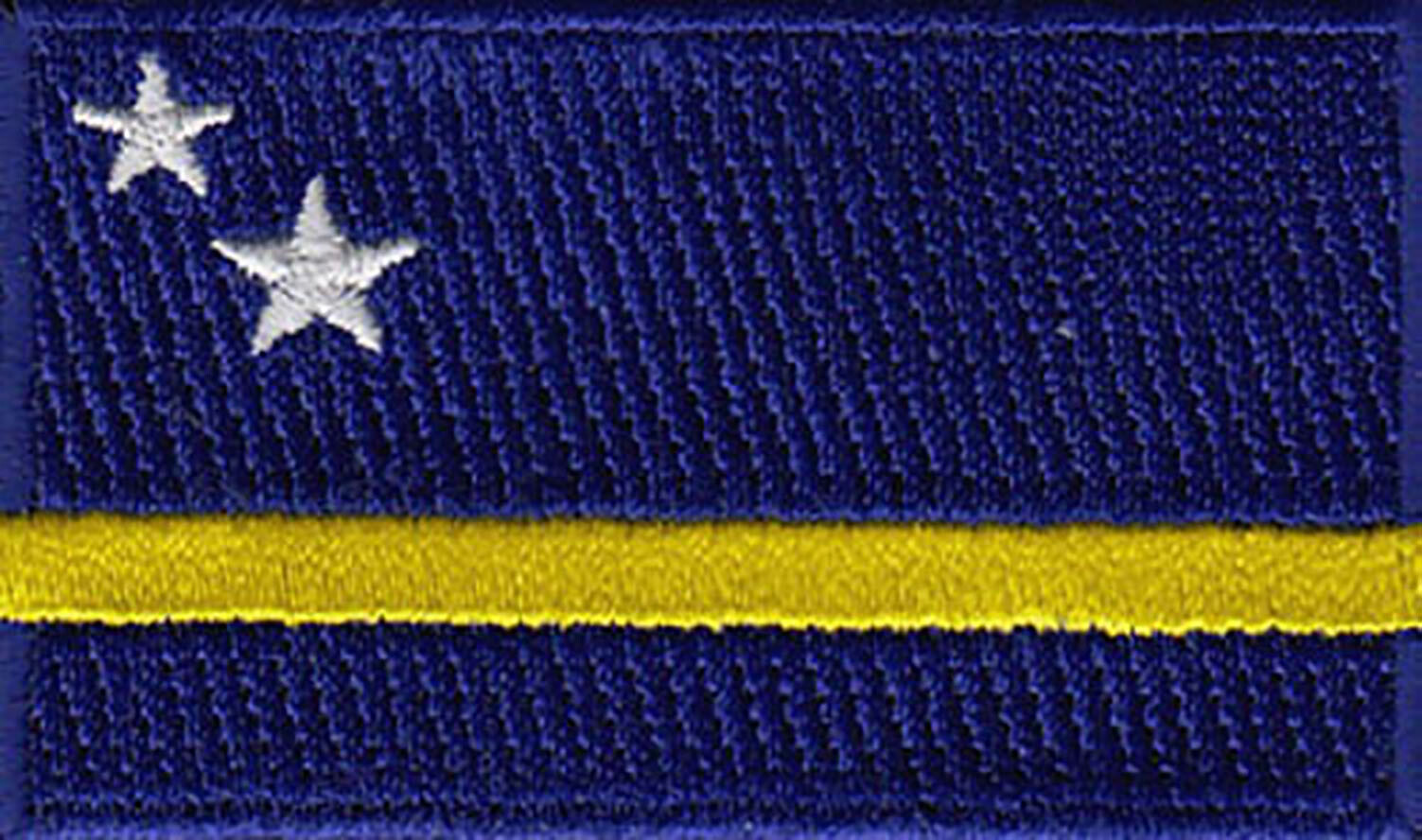 Curacao Flag Embroidered Patches 2.5\