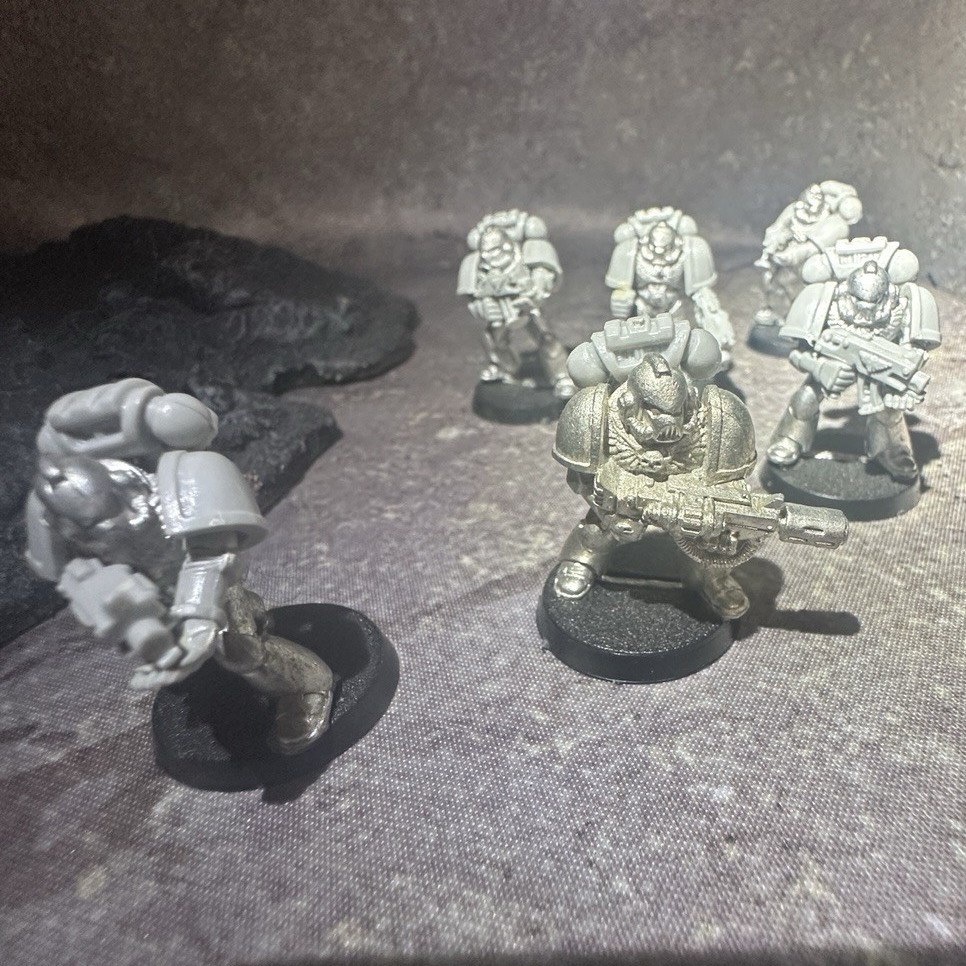 Vintage 40K SPACE MARINE w/ MELTA GUN Firstborn metal KILL TEAM 1992 GW OOP lot Vintage 40K SPACE MARINE w/ MELTA GUN Firstborn metal KILL TEAM 1992 GW OOP lot