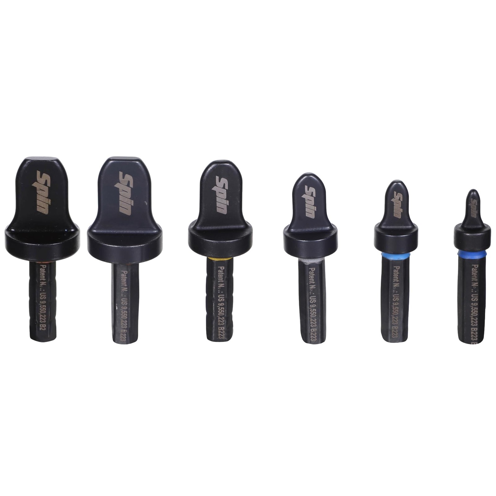 Spin F6000 6-Piece Drill Bit Flaring Set 1/4 3/8 1/2 5/8 3/4 7/8-Inch