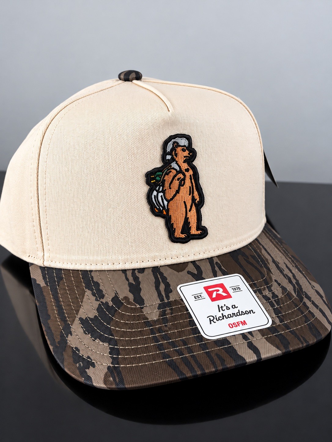 Custom Morgan Wallen Norris Mossy Oak Camo Bill Richardson 112 Snapback Hat Custom Morgan Wallen Norris Mossy Oak Camo Bill Richardson 112 Snapback Hat