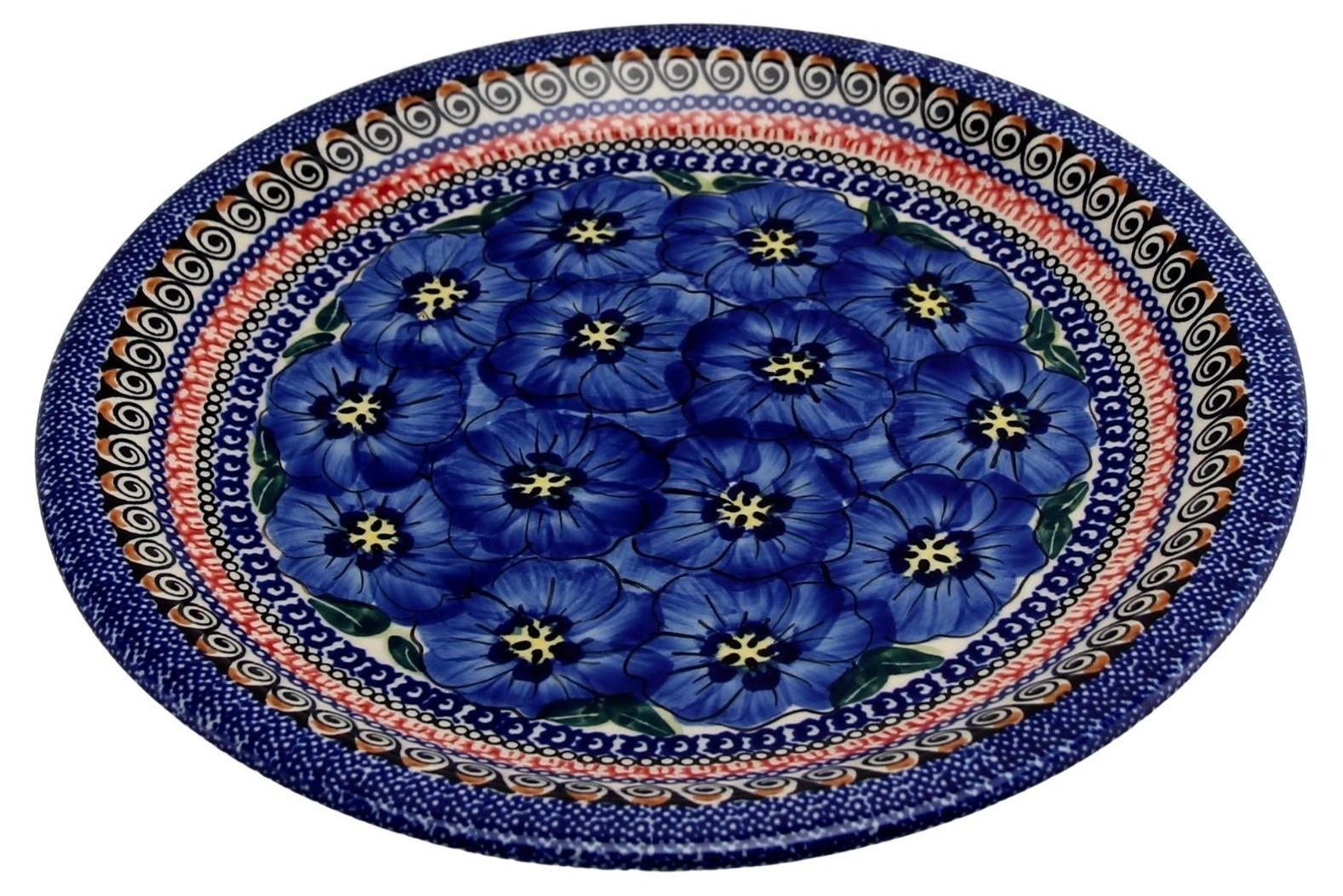 Polish Pottery Dinner Plate 10.75\