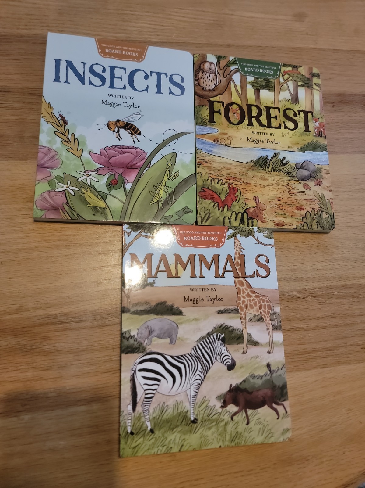 The Good and the Beautiful Board Books Lot of 3 Forest, Insects, Mammals The Good and the Beautiful Board Books Lot of 3 Forest, Insects, Mammals