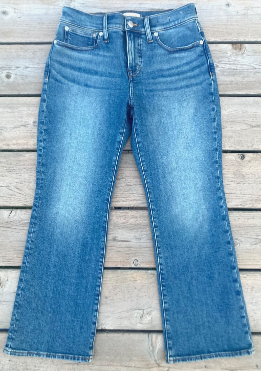 Madewell Mid-Rise Kick Out Jean size 27P NWOT