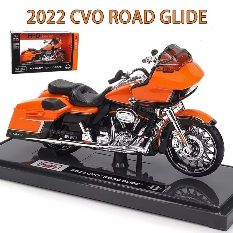 Maisto 1/18 Harley Davidson 2025 CVO Road Glide Motorcycle Model Toy Vehicle