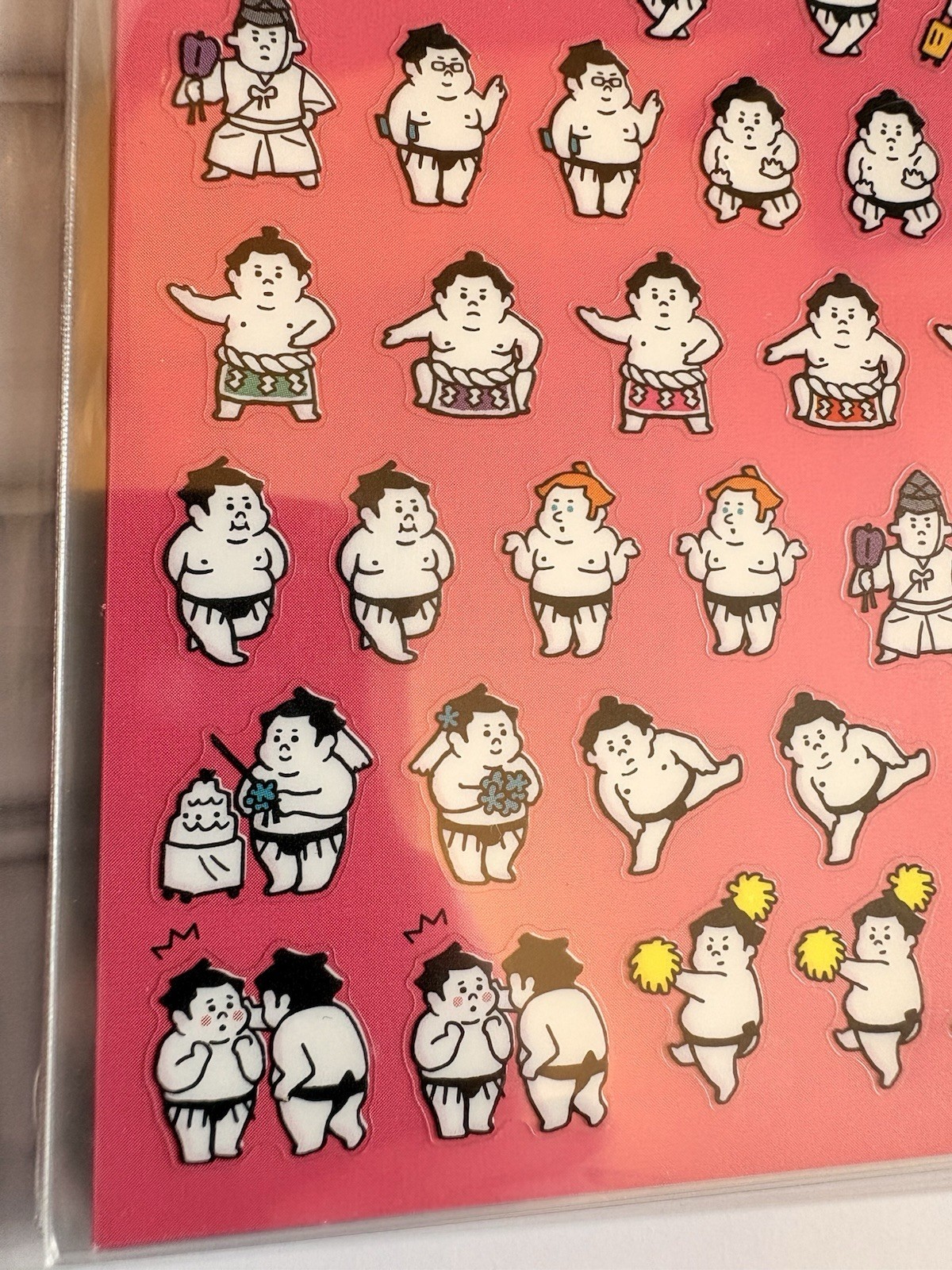 Mindwave Sumo Sticker Seal Made In Japan Collectible