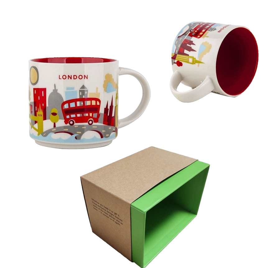 Starbucks London City Series You Are Here Collection Collector's Coffee Mug 14oz