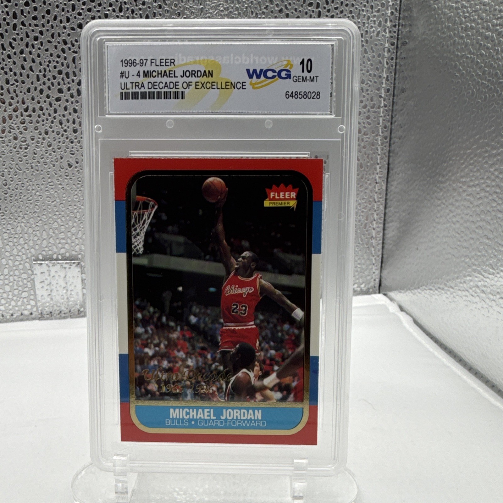 1996-97 Fleer Ultra - Fleer Premier Ultra Decade Michael Jordan #U-4