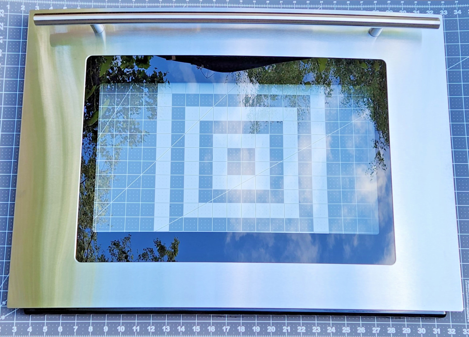 Jenn-Air Oven W10202023 74008420 Outer Door Panel Stainless ~ Tested Genuine OEM