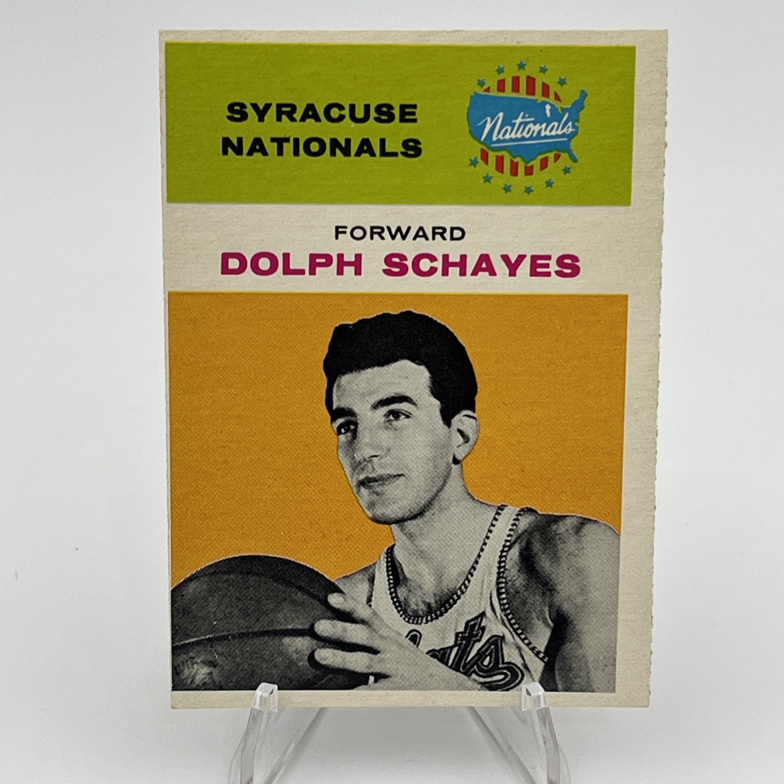 1961-62 Fleer - Dolph Schayes #39 1961-62 Fleer - Dolph Schayes #39