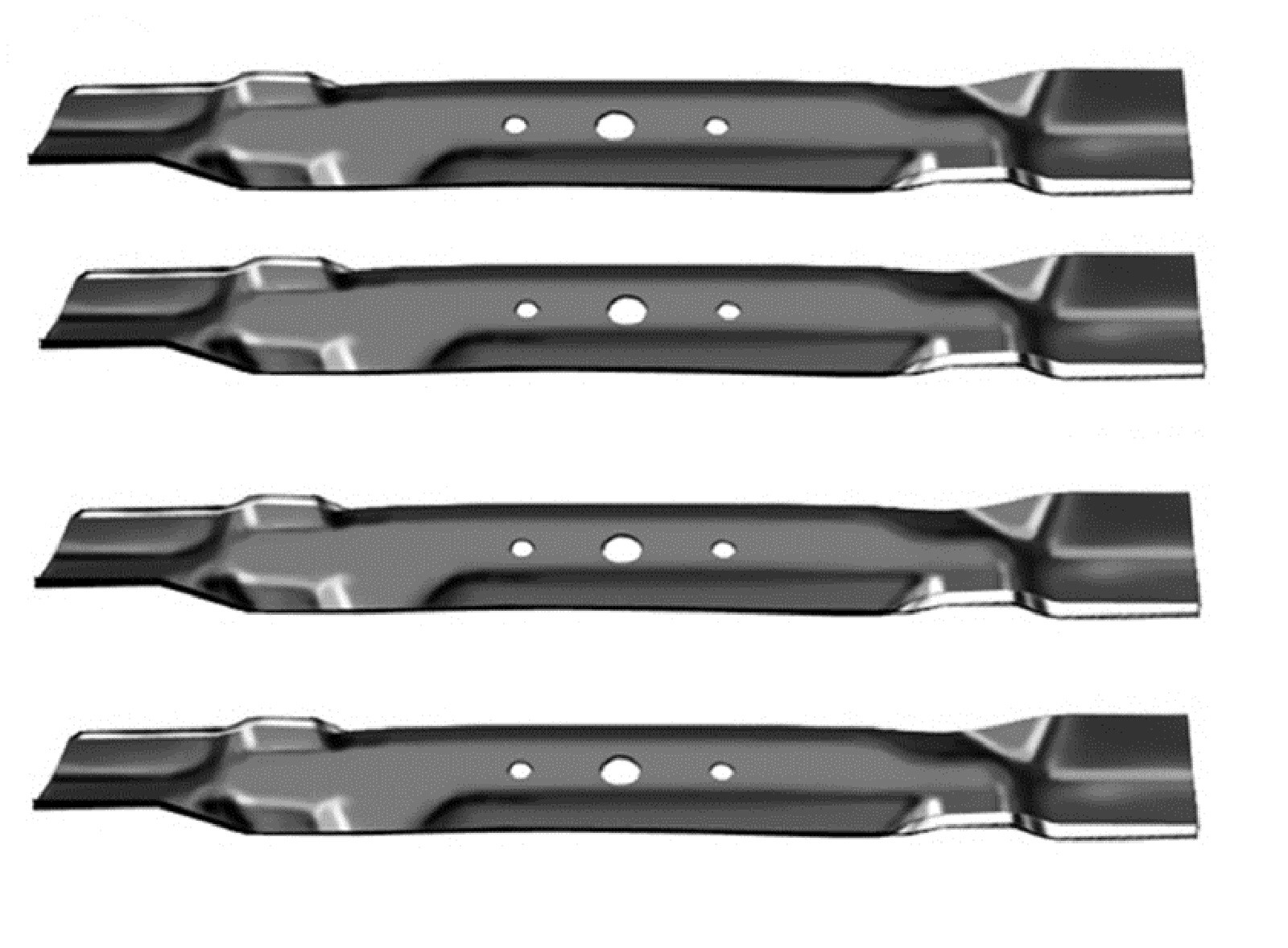 4 REPLACEMENT JOHN DEERE MOWER BLADES 42\
