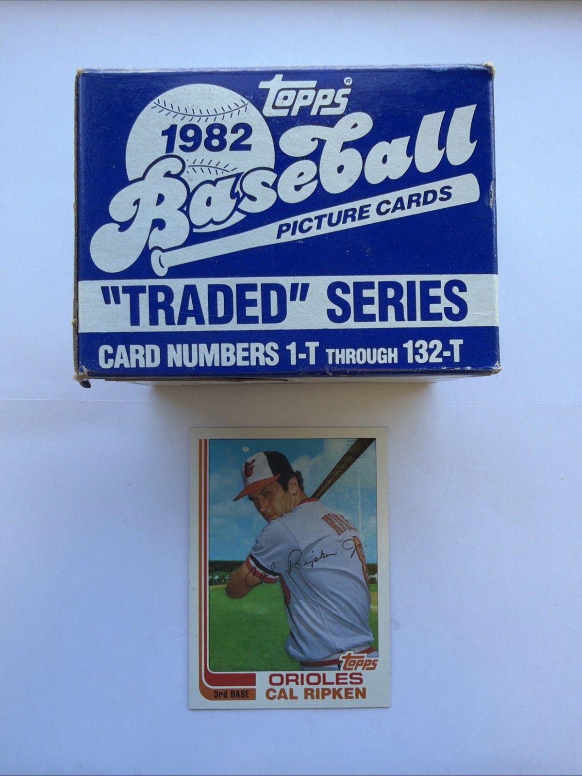 1982 Topps Traded Factory Set, Cal Ripken Jr. Rookie Card 132 Cards Wow Rare