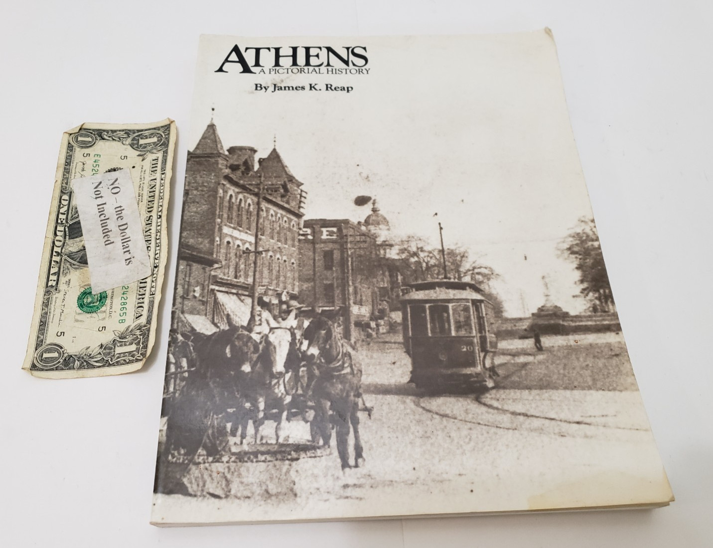 Athens a Pictorial History, James Reap - 1985 Paperback - Photos History Georgia