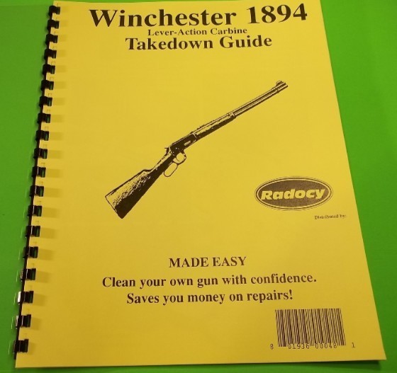 Winchester Model 1894 Lever Action Carbine Takedown Guide – Printed Manual (67)