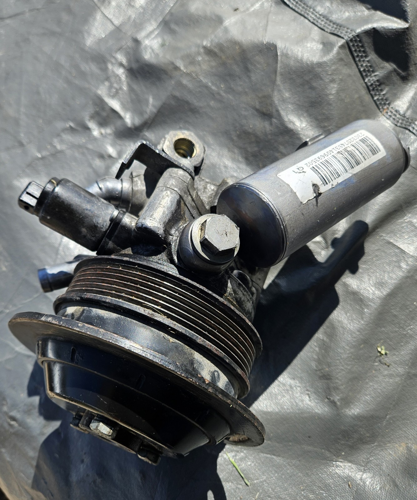 2003-2006 Mercedes SL500 55 ABC Hydraulic Tandem Power Steering Pump dampened 2003-2006 Mercedes SL500 55 ABC Hydraulic Tandem Power Steering Pump dampened