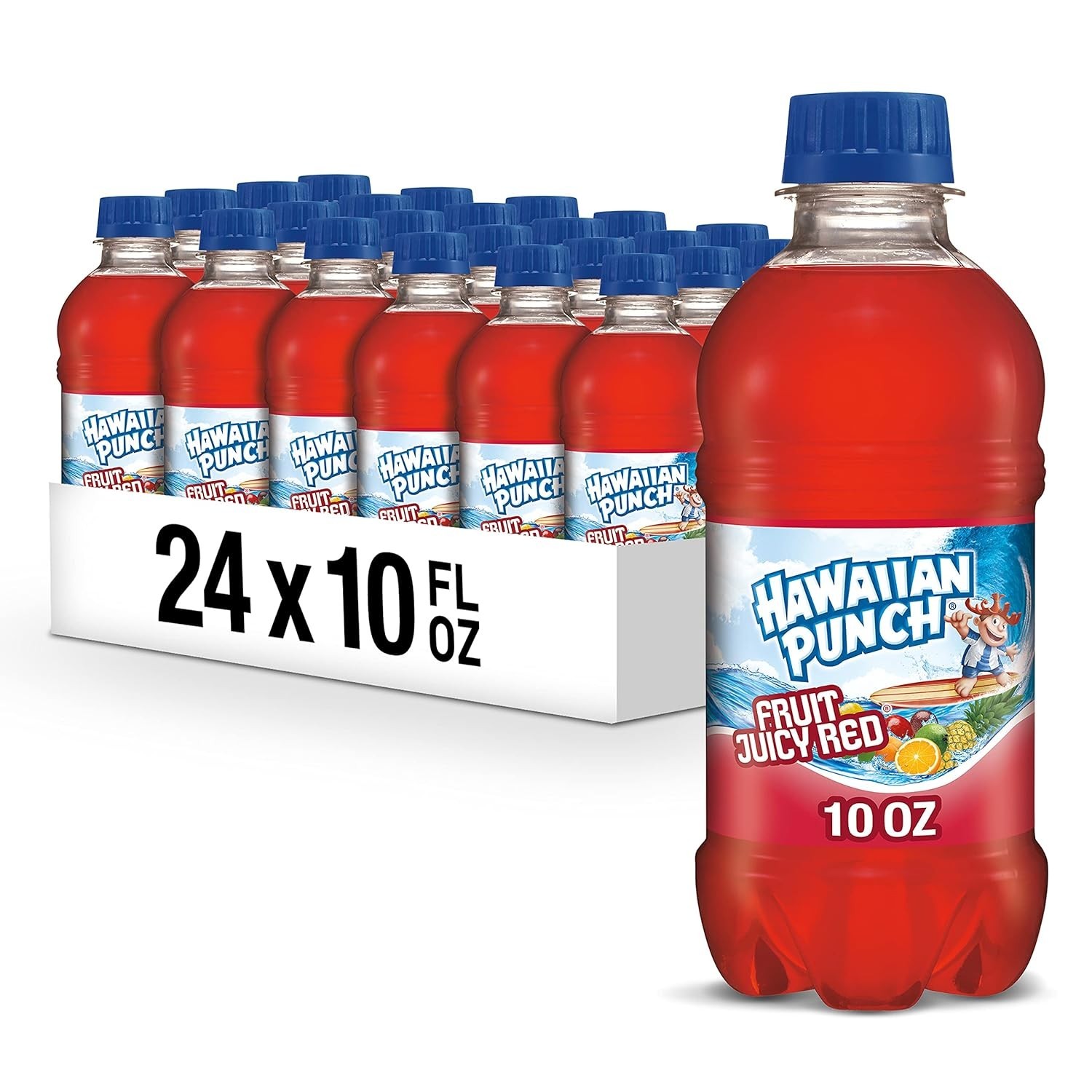Hawaiian Punch Fruit Juicy Red Fruit Juice Drink, 10 Fl Oz Bottles....