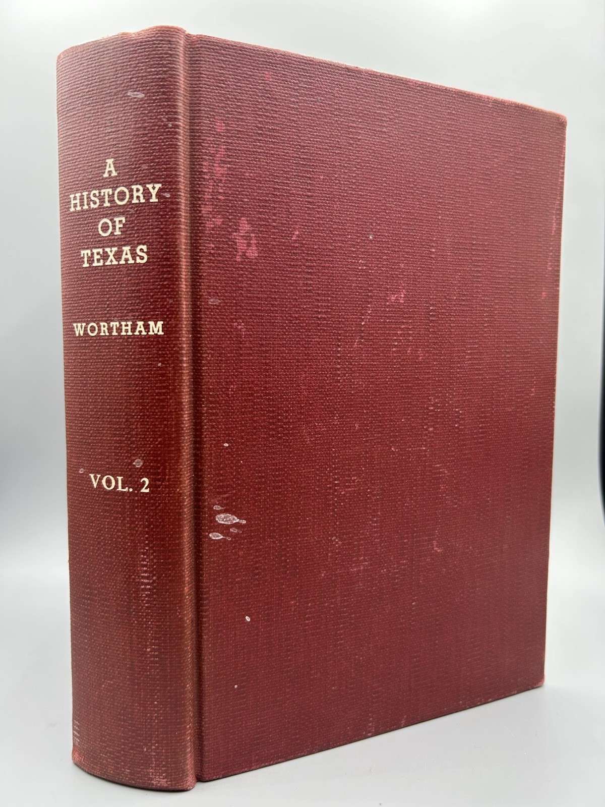 Antique 1924 Vol II A History Of Texas by Louis Wortham Fort Worth HC - Rebound Antique 1924 Vol II A History Of Texas by Louis Wortham Fort Worth HC - Rebound