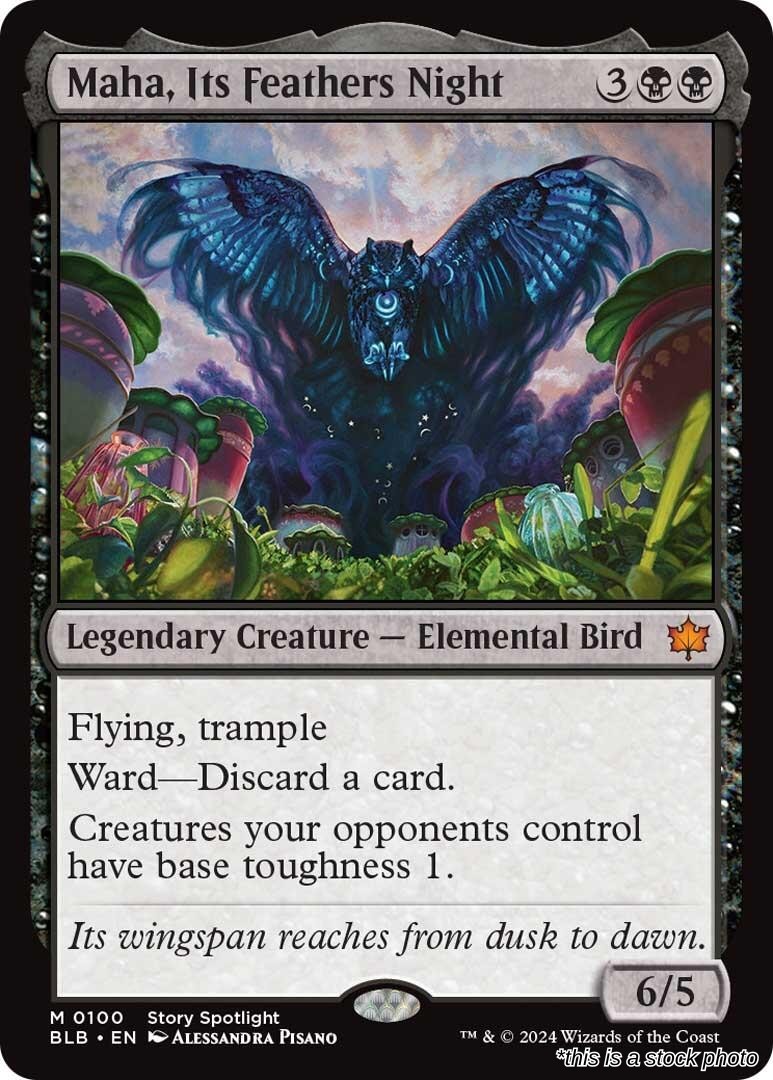 Maha, Its Feathers Night [BLB - 100] NM