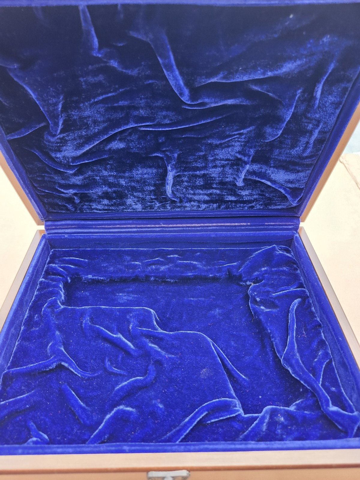 Colt 1911 Wood Presentation Display Case Custom Fitted Velvet Pistol Box 45 ACP