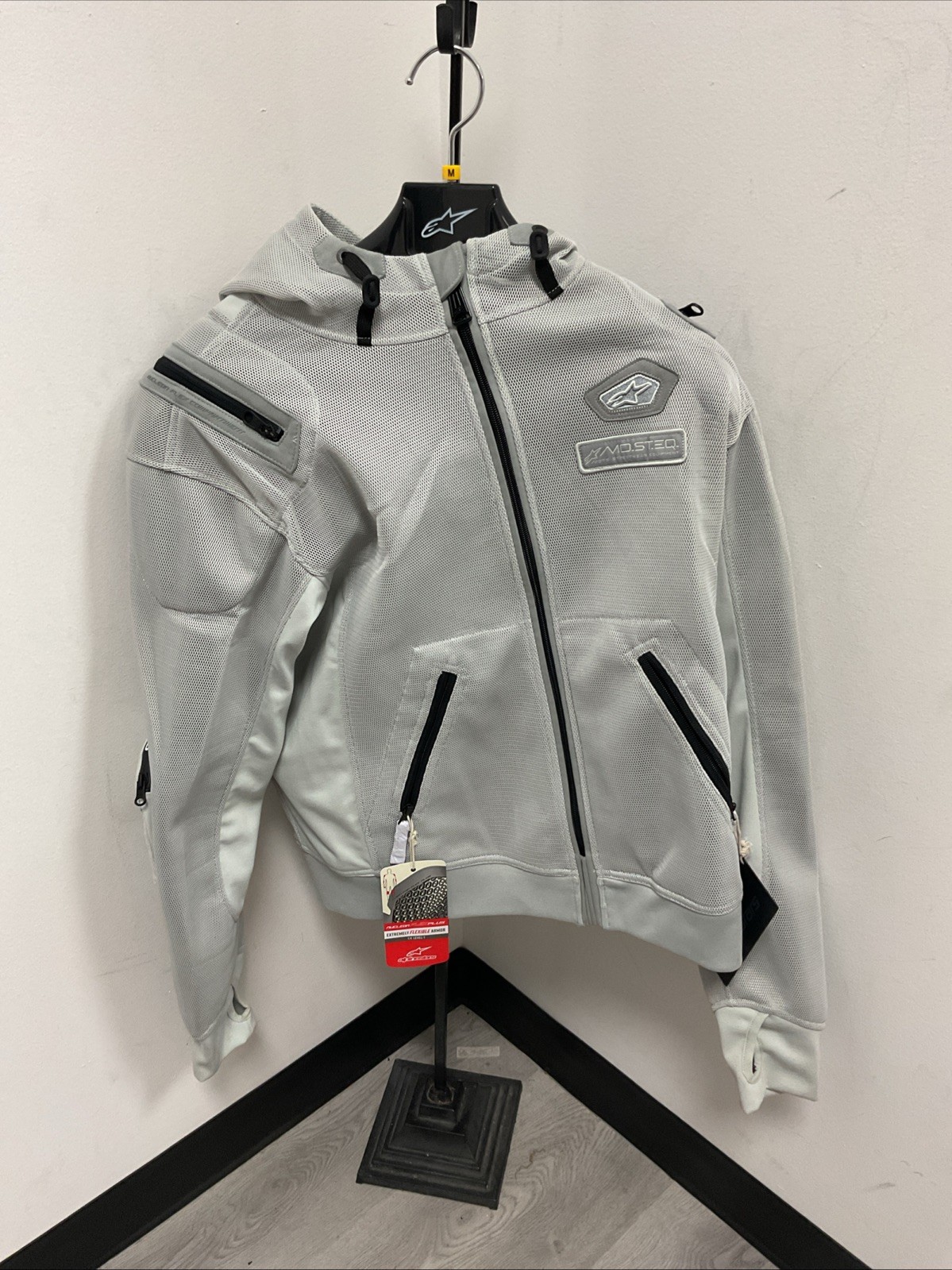 Alpinestars Moflow Air Tech Hoody Grey - Medium Alpinestars Moflow Air Tech Hoody Grey - Medium