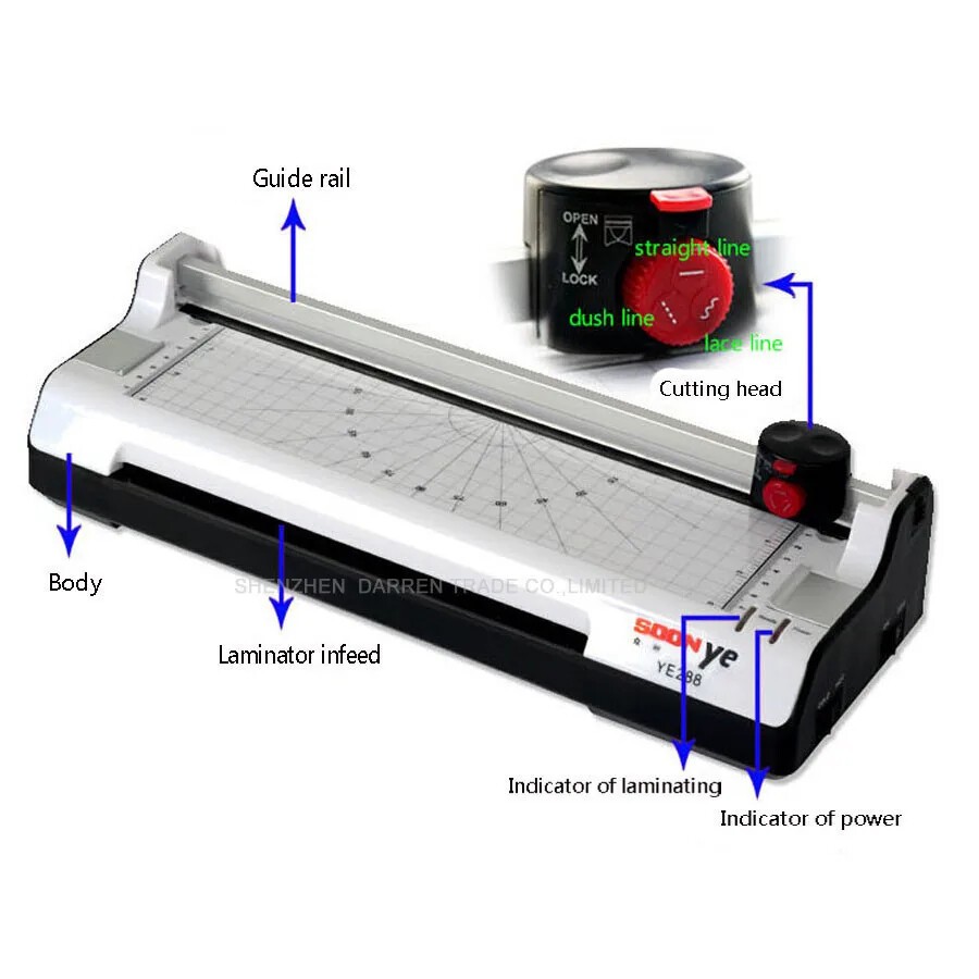YE288 Multi-functional A4 Plastic Sealer Over-molding Machine Laminating Machine