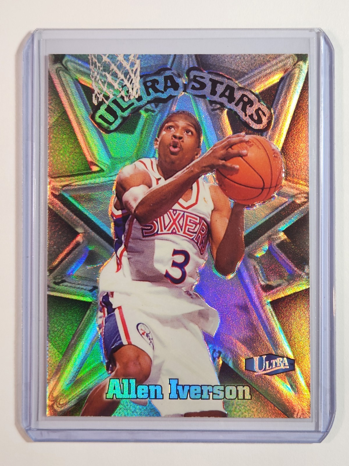 1997-98 FLEER ULTRA STARS #2 ALLEN IVERSON 1997-98 FLEER ULTRA STARS #2 ALLEN IVERSON
