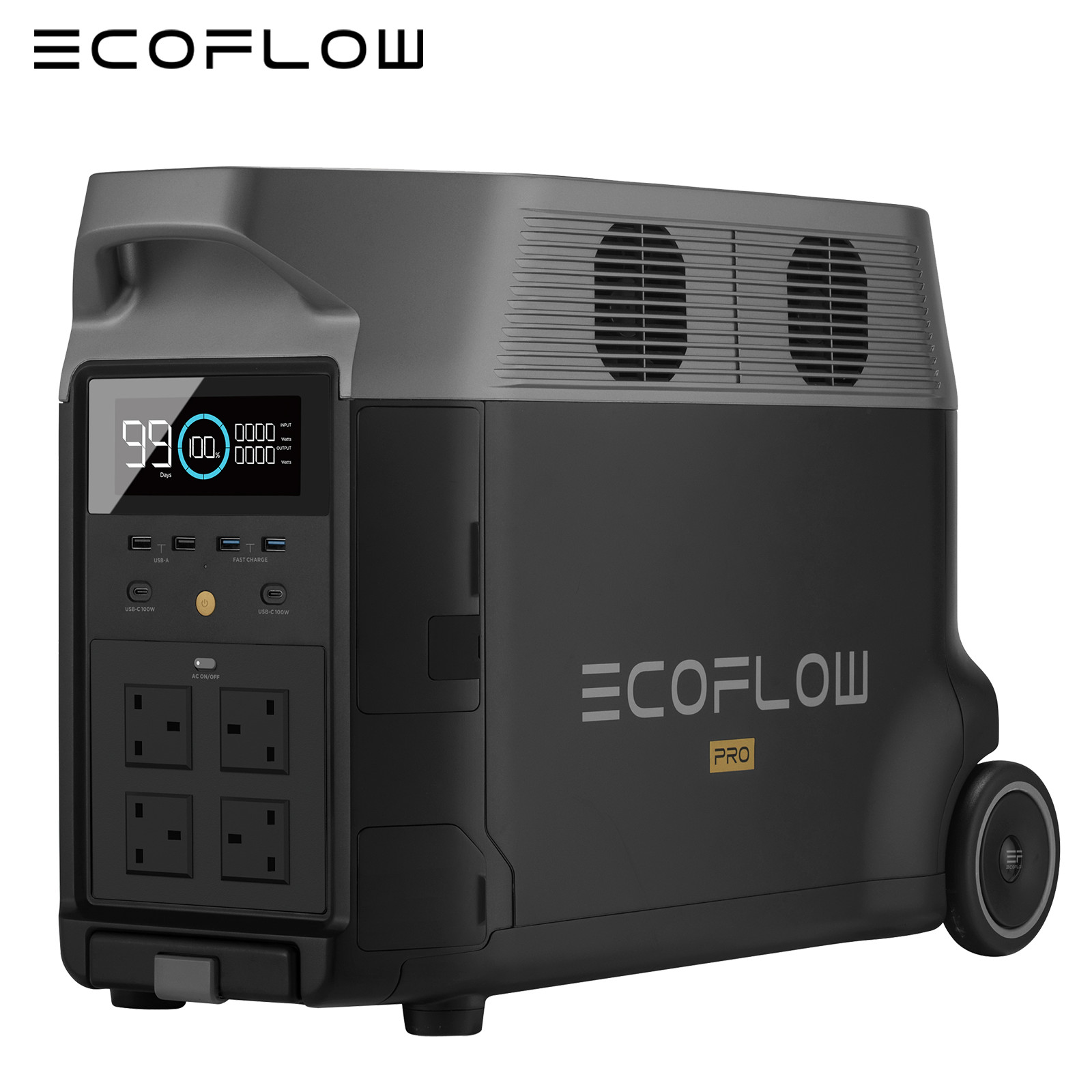 EcoFlow DELTA Pro 3600W Portable Power Station for Home Backup, RV, Camping, LFP EcoFlow DELTA Pro 3600W Portable Power Station for Home Backup, RV, Camping, LFP