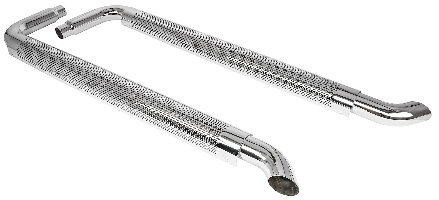 JEGS Shielded Side Pipes Length 60 in.