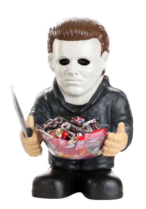 Halloween 23-Inch Halloween Michael Myers Candy Bowl Holder Decoration