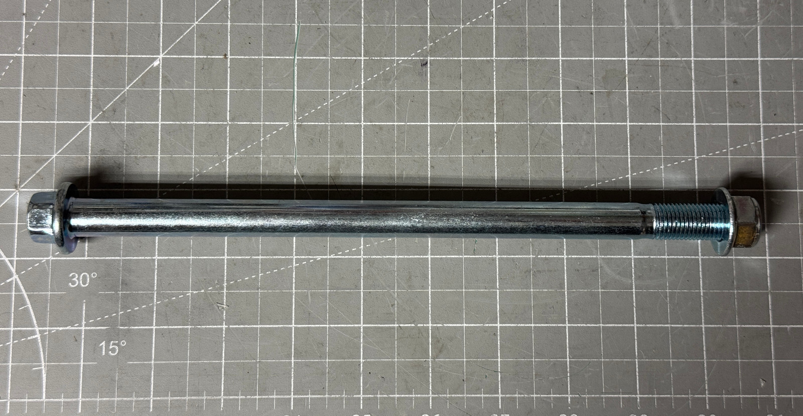 15mm Axle Bolt - Pit bike, Razor mini bike - Includes lock nut 15mm Axle Bolt - Pit bike, Razor mini bike - Includes lock nut