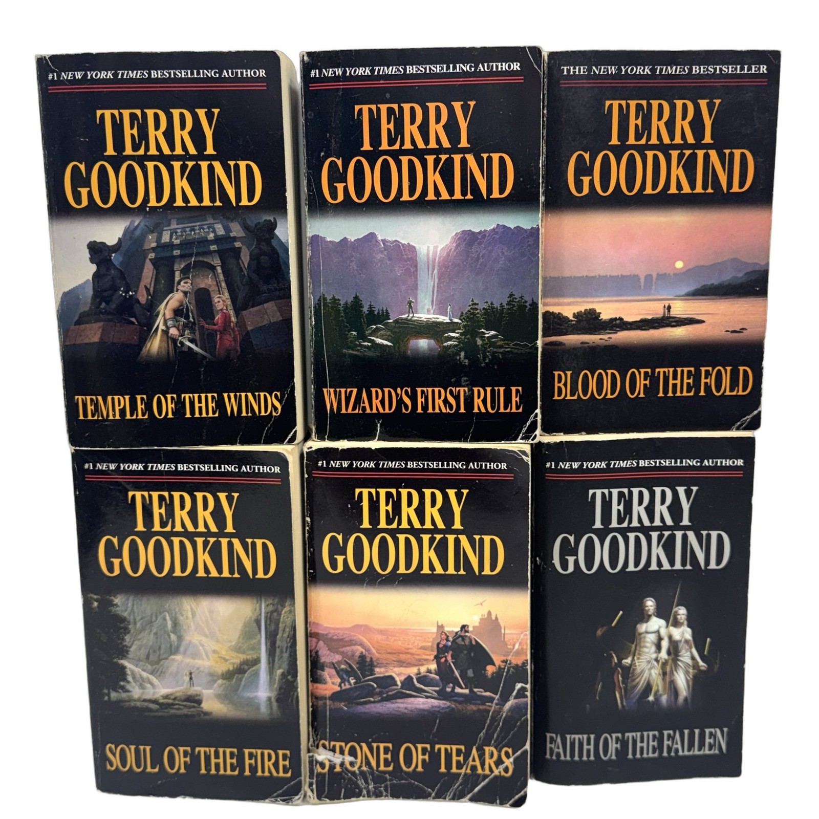 Terry Goodkind Sword of Truth Series Lot of 6 Paperback Books Fantasy Terry Goodkind Sword of Truth Series Lot of 6 Paperback Books Fantasy
