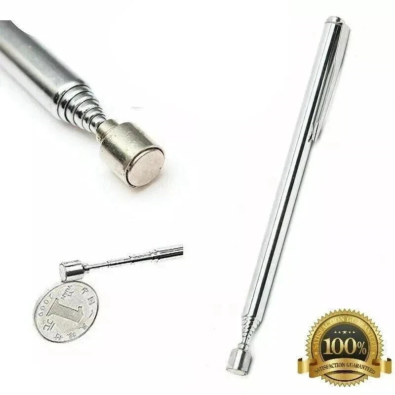 Portable Telescopic Magnetic Pick Up Rod Tool Stick Extending Magnet 25.6