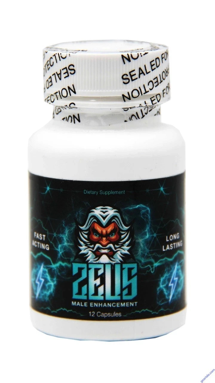 BEST Zeus 1800mg Male Vitality Supplement–Stamina & Performance Support 12 Caps