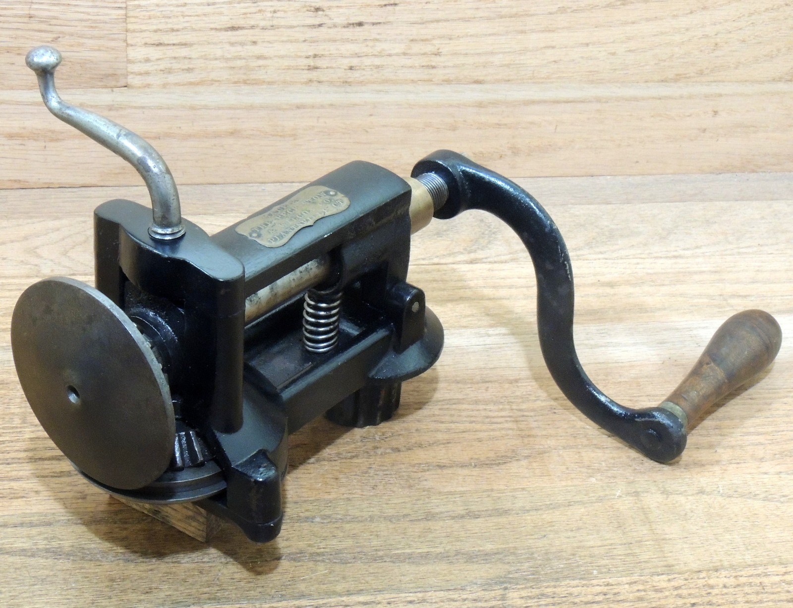 PECK, STOW & WILCOX SETTING DOWN MACHINE-BURRING-TURNING-WIRING-TINSMITH-COPPER PECK, STOW & WILCOX SETTING DOWN MACHINE-BURRING-TURNING-WIRING-TINSMITH-COPPER
