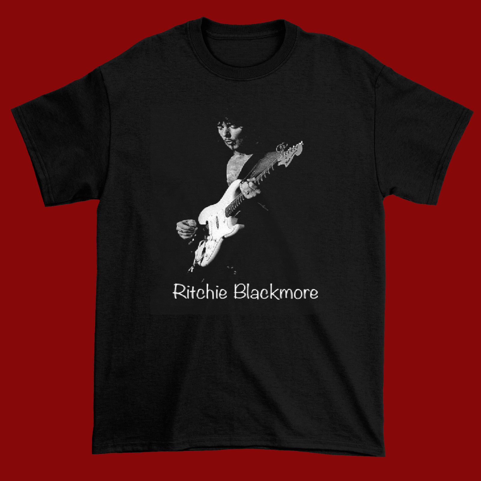 New popular Ritchie Blackmore guitarist  Full Size Shirt Black Unisex B332