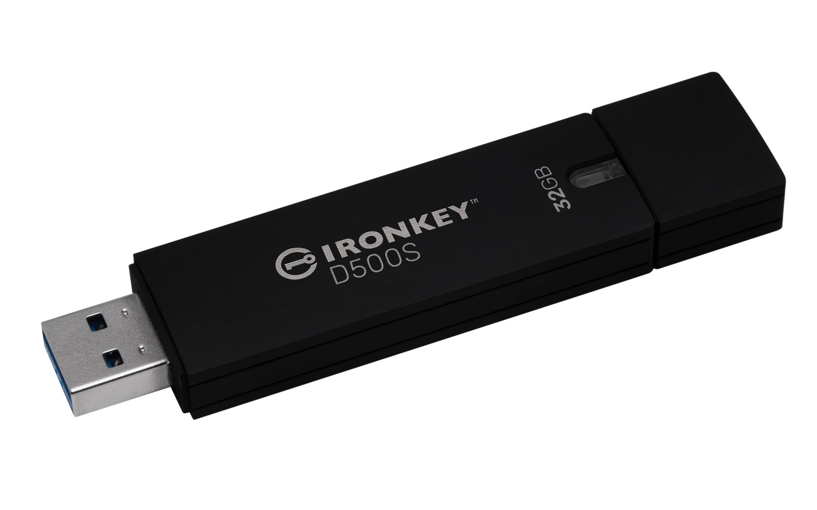 Kingston IronKey D500S 32GB Encrypted Flash Drive FIPS 140-3 Level 3 Security