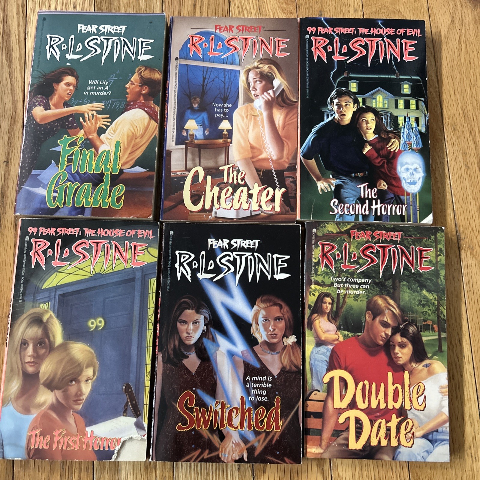 R.L. Stine Fear Street Lot of 6 Paperback Horror YA Novels Third Horror + R.L. Stine Fear Street Lot of 6 Paperback Horror YA Novels Third Horror +
