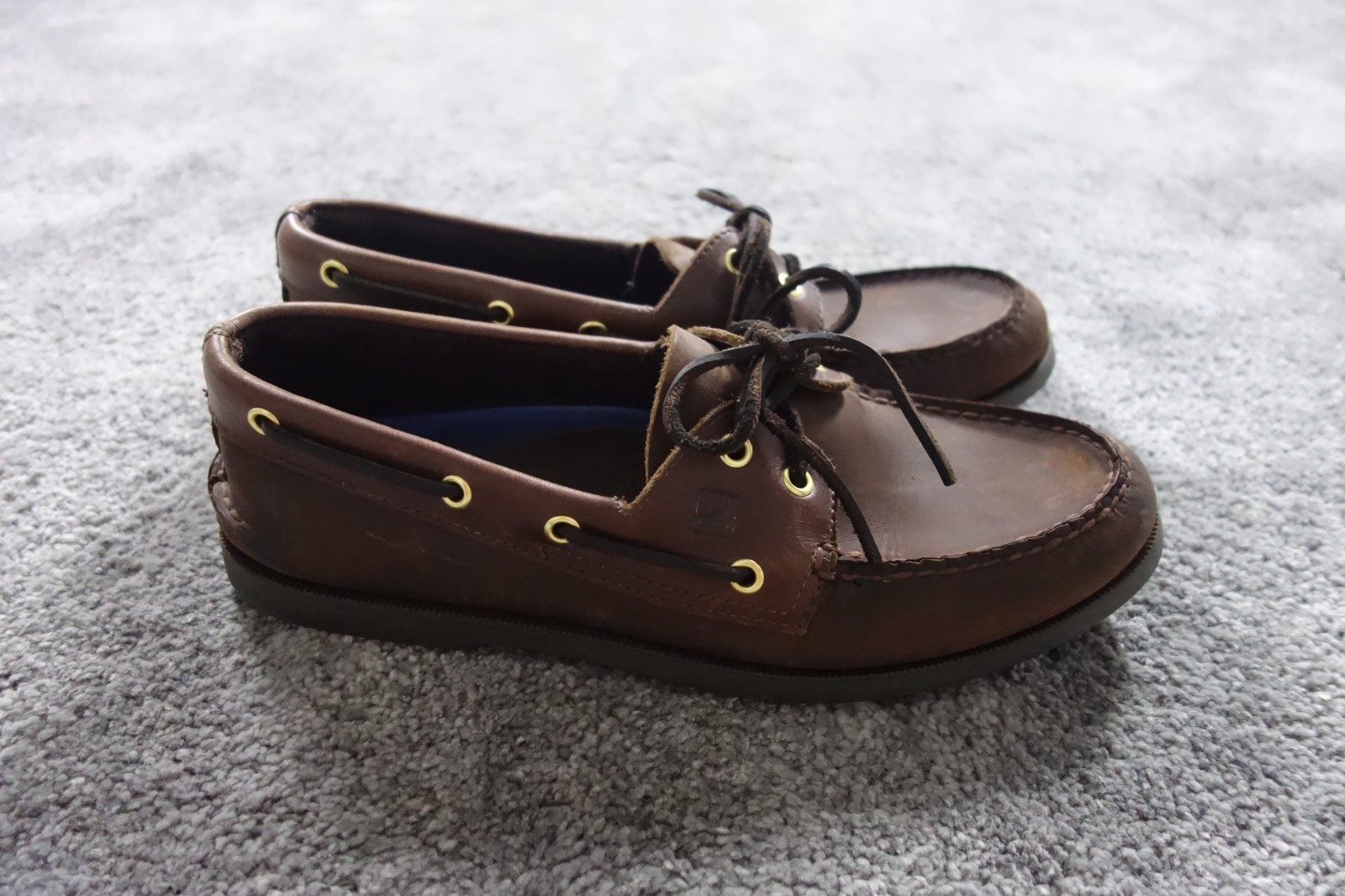 Sperry Boat Shoes Mens 10.5 Brown Authentic Original Smooth Leather Upper Sperry Boat Shoes Mens 10.5 Brown Authentic Original Smooth Leather Upper