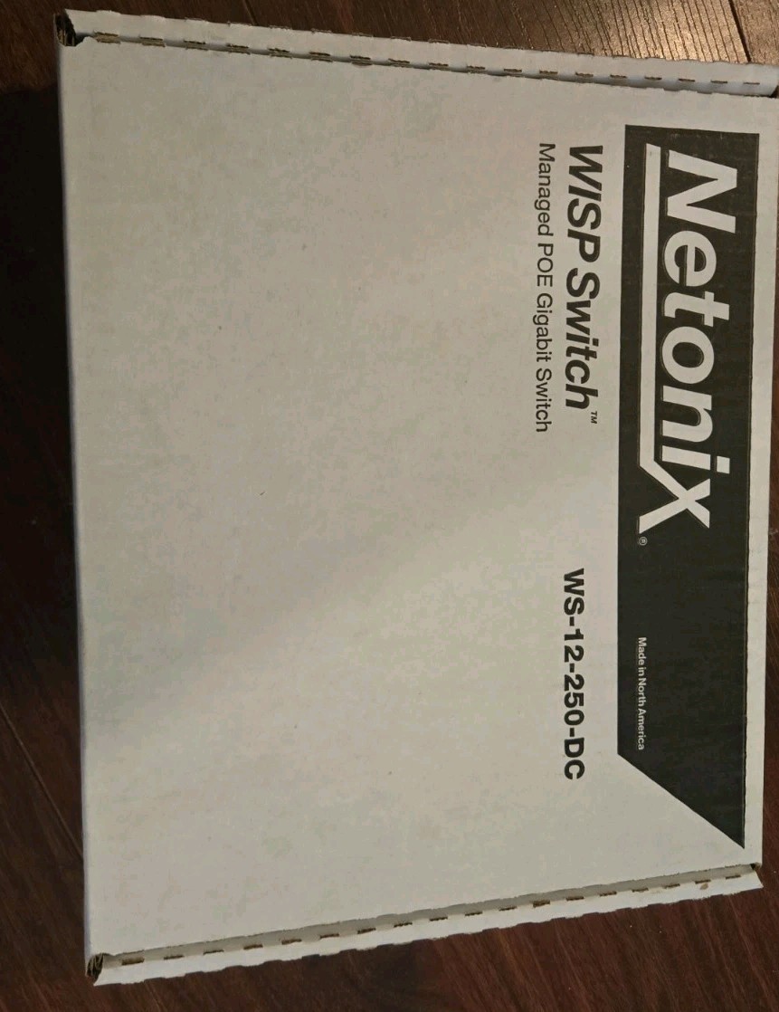 Netonix WS-12-250-DC 12 Port Rack Mountable Ethernet Switch