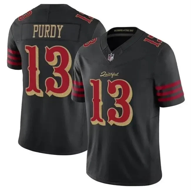 NWT Men\'s 49ers Black “Rivalries” Limited All Stitched Jersey