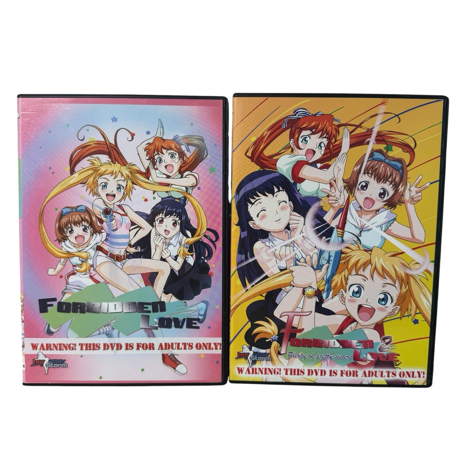 Forbidden Love 1 & 2 Plenty Of Pretty Sisters - Anime DVD RARE HTF